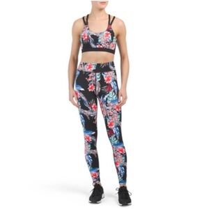 MINKPINK Move Dancing Floral Full Legging Tropical Large